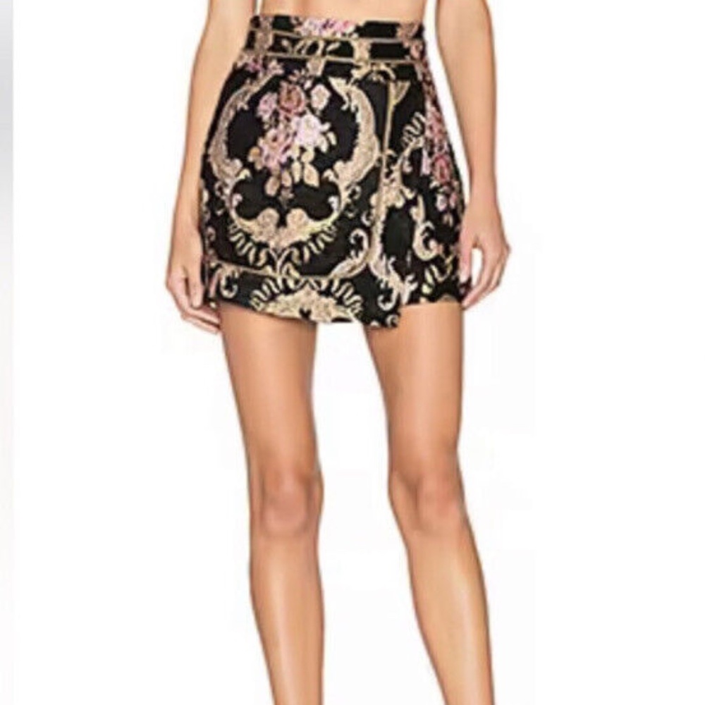 For Love & Lemons Brocade Skirt & Top Set - Small
